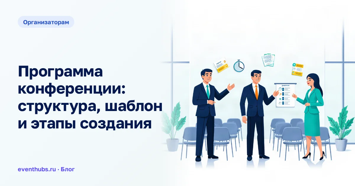 Программа конференции: структура, шаблон и этапы создания