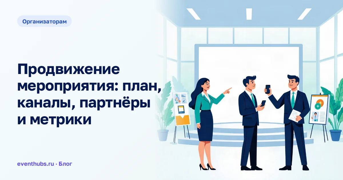 Продвижение мероприятия: план, каналы, партнёры и метрики