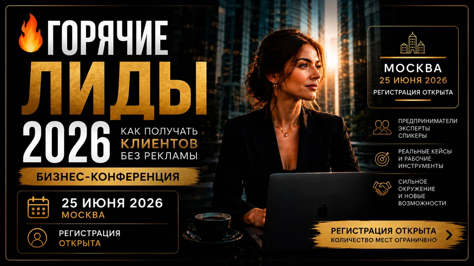Бизнес-конференция "ГОРЯЧИЕ ЛИДЫ 2026" | Как получать клиентов без рекламы …