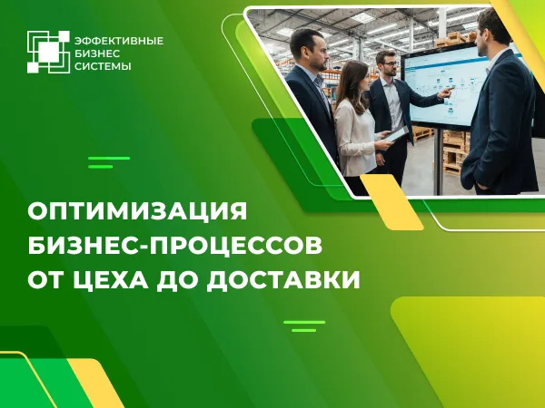 Оптимизация бизнес-процессов от цеха до доставки