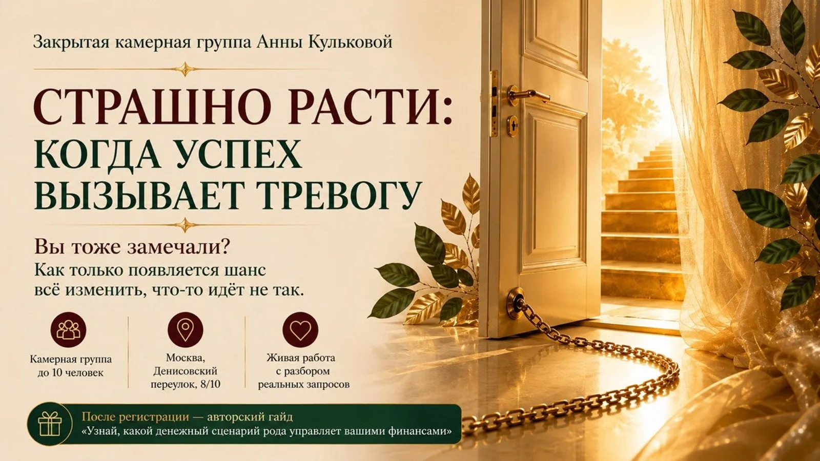 "Страшно расти: когда успех вызывает тревогу"