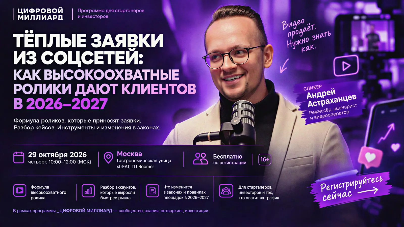 Тёплые заявки из соцсетей: как высокоохватные ролики дают клиентов в …