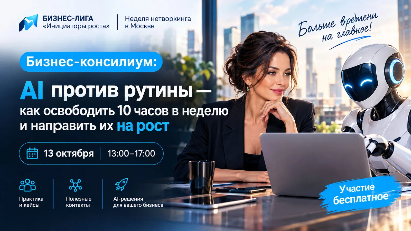 Бизнес-консилиум: AI против рутины — как освободить 10 часов в …