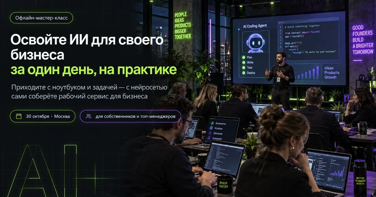 VibeCodingDay — мастер-класс по ИИ-вайбкодингу для предпринимателей